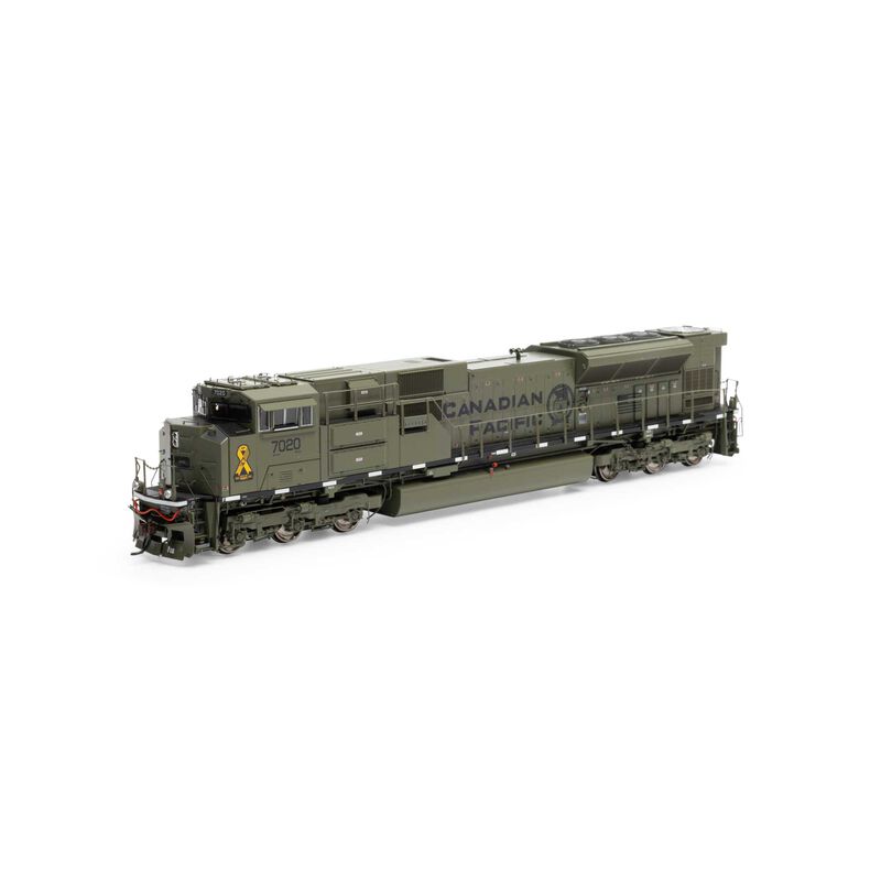 HO EMD SD70ACU Locomotive with DCC & Sound, CPR / Military #7020