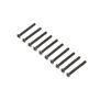 Button Head Screws, Steel, Black Oxide, M4 x 35mm (10)