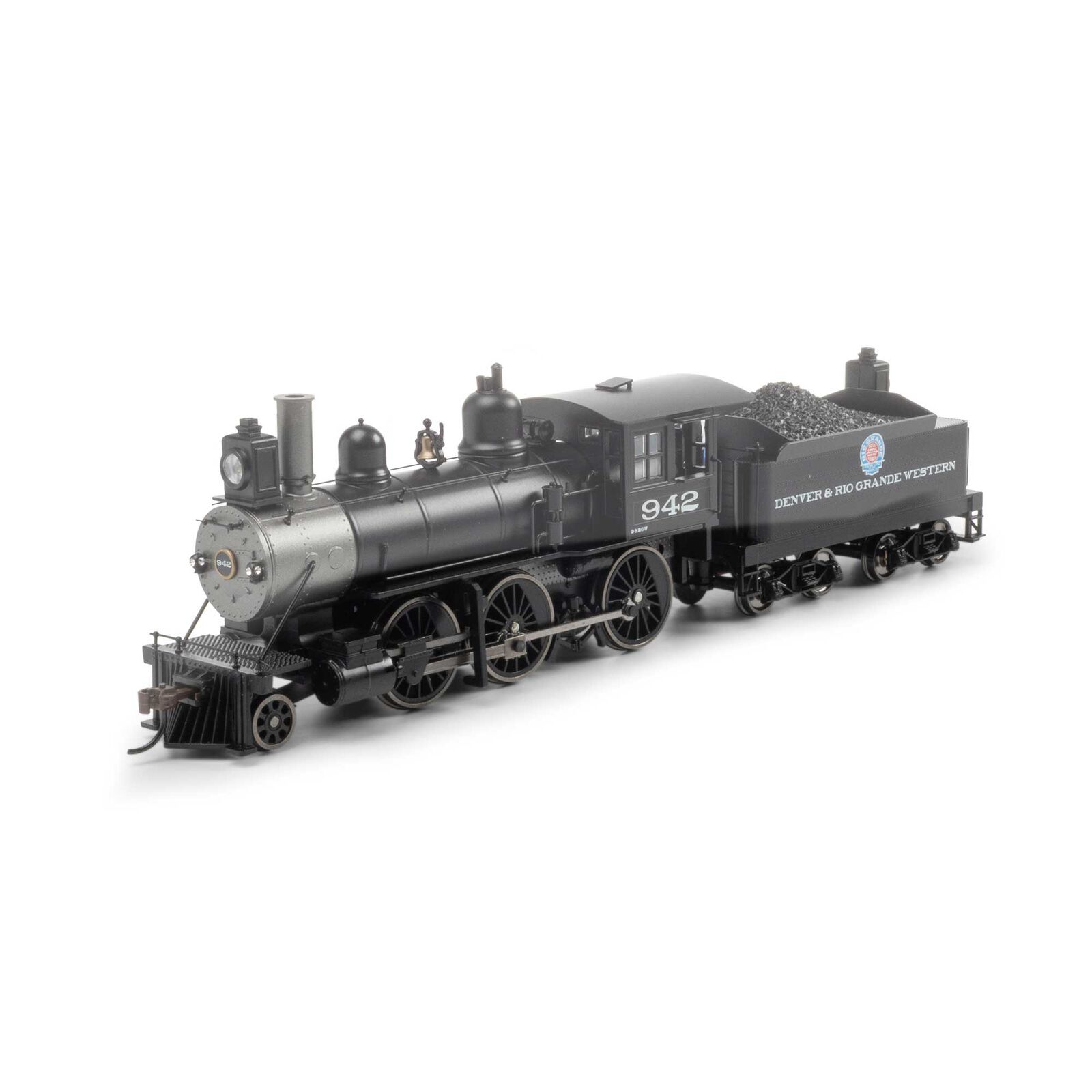 HO RTR Old Time 2-6-0 Mogul with DCC &Sound, D&RGW #942