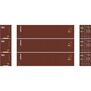 HO ATH 40' Corrugated High-Cube Containers, TGHU #758517-3/949994-2/950004-6 (3)
