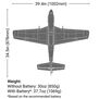 P-51D Mustang 1.0m PNP - SCRATCH & DENT