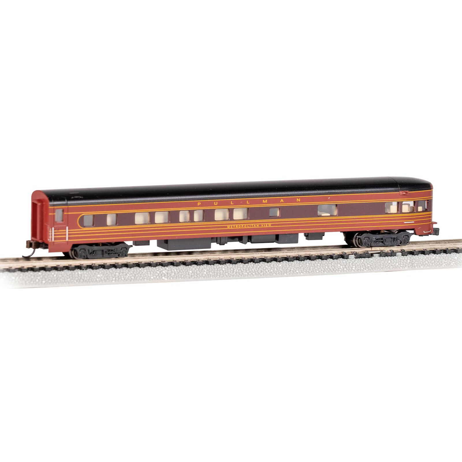 72' SMOOTH-SIDE BAGGAGE CAR - PRR - FLEET OF MODERNISM (Metropolitan View) - N Scale