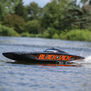 Blackjack 42" 8S Brushless Catamaran RTR, Black/Orange