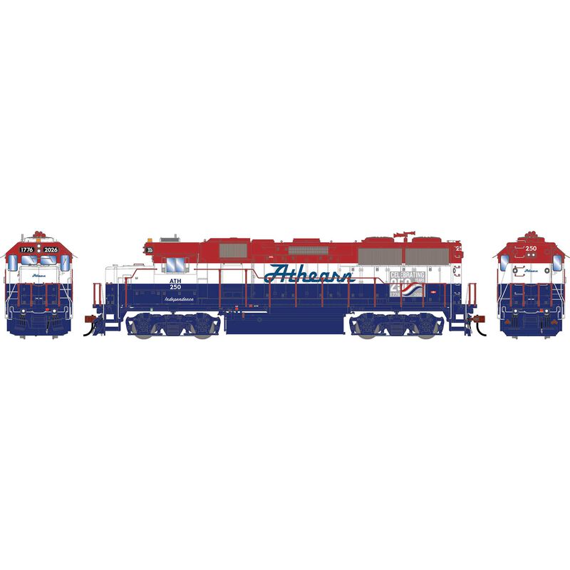 HO GEN GP49 Locomotive w/DCC & Sound, Legendary Liveries ATH 'USA 250th Anniversary' #250