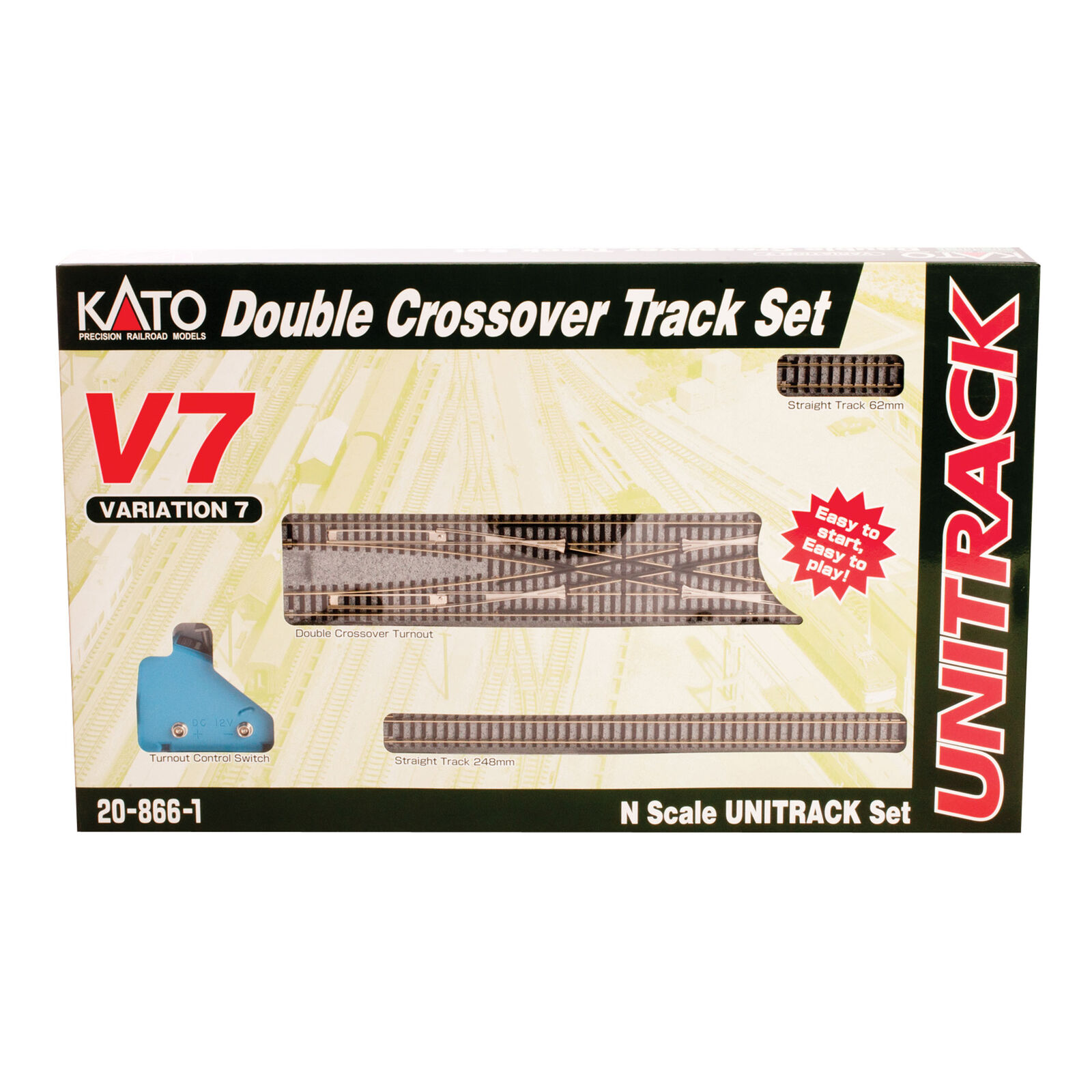 N V7 Double Crossover Track Set
