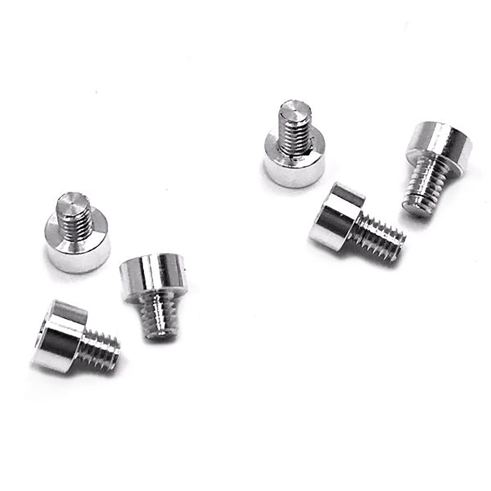 X-Factor  Aluminum Screw Kit Silver 5mm (3), 6mm (3)