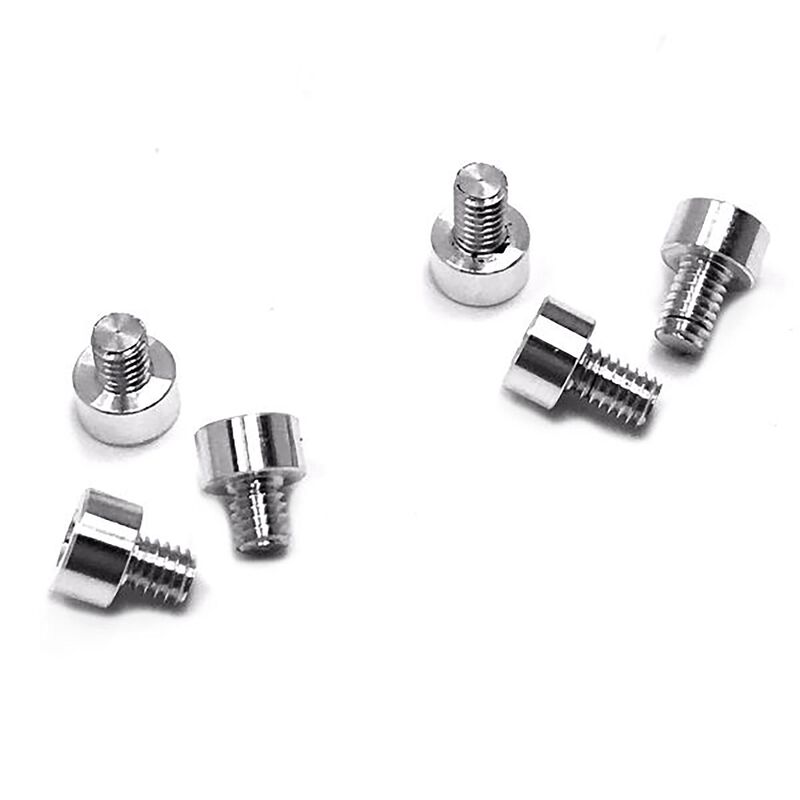 X-Factor  Aluminum Screw Kit Silver 5mm (3), 6mm (3)