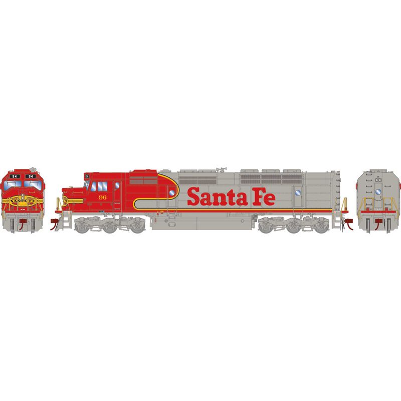 N FP45 Locomotive, ATSF #96