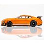 HO 2021 Ford Shelby GT500 Mega G+ Slot Car, Twister Orange & White