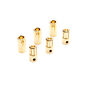 Connector: Gold Bullet Set, 6.5mm (3)