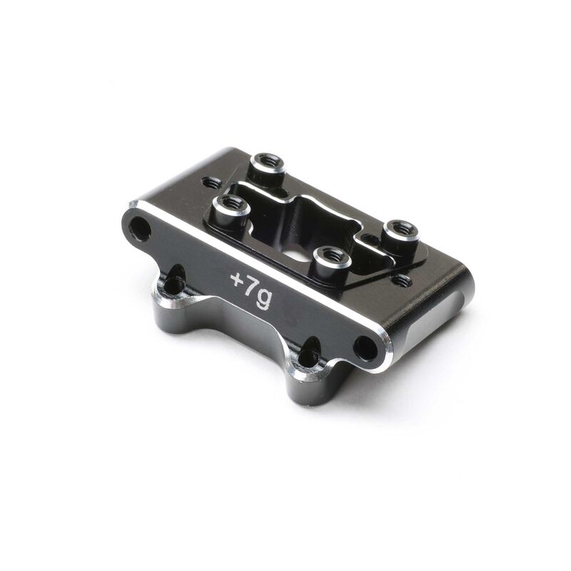 Front Pivot Block, Aluminum, Black: 22S Sprint