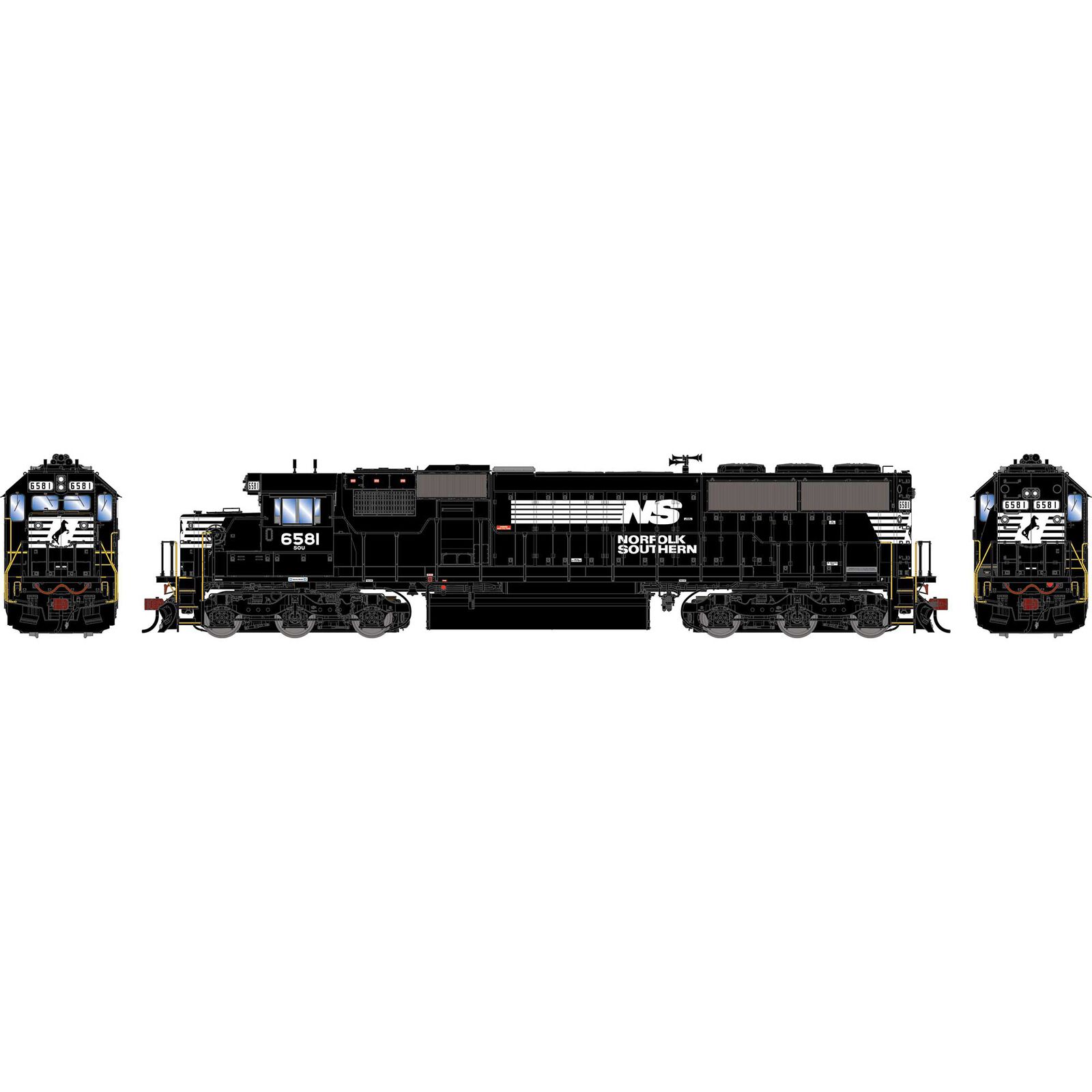 HO GEN SD60 Locomotive w/DCC & Sound, NS #6581