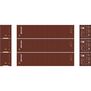 HO ATH 40' Corrugated High-Cube Containers, TCNU #306274-2/309924-7/316112-8 (3)