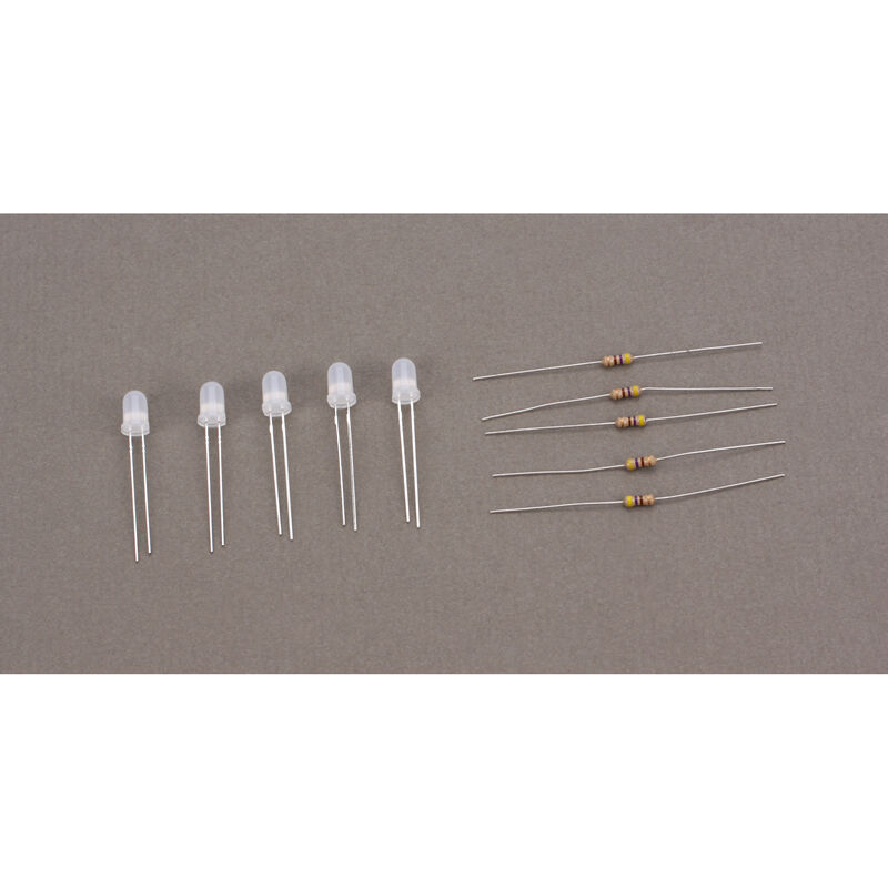 5mm Bi-Polar LED, Red & Green/2 Leg (5)