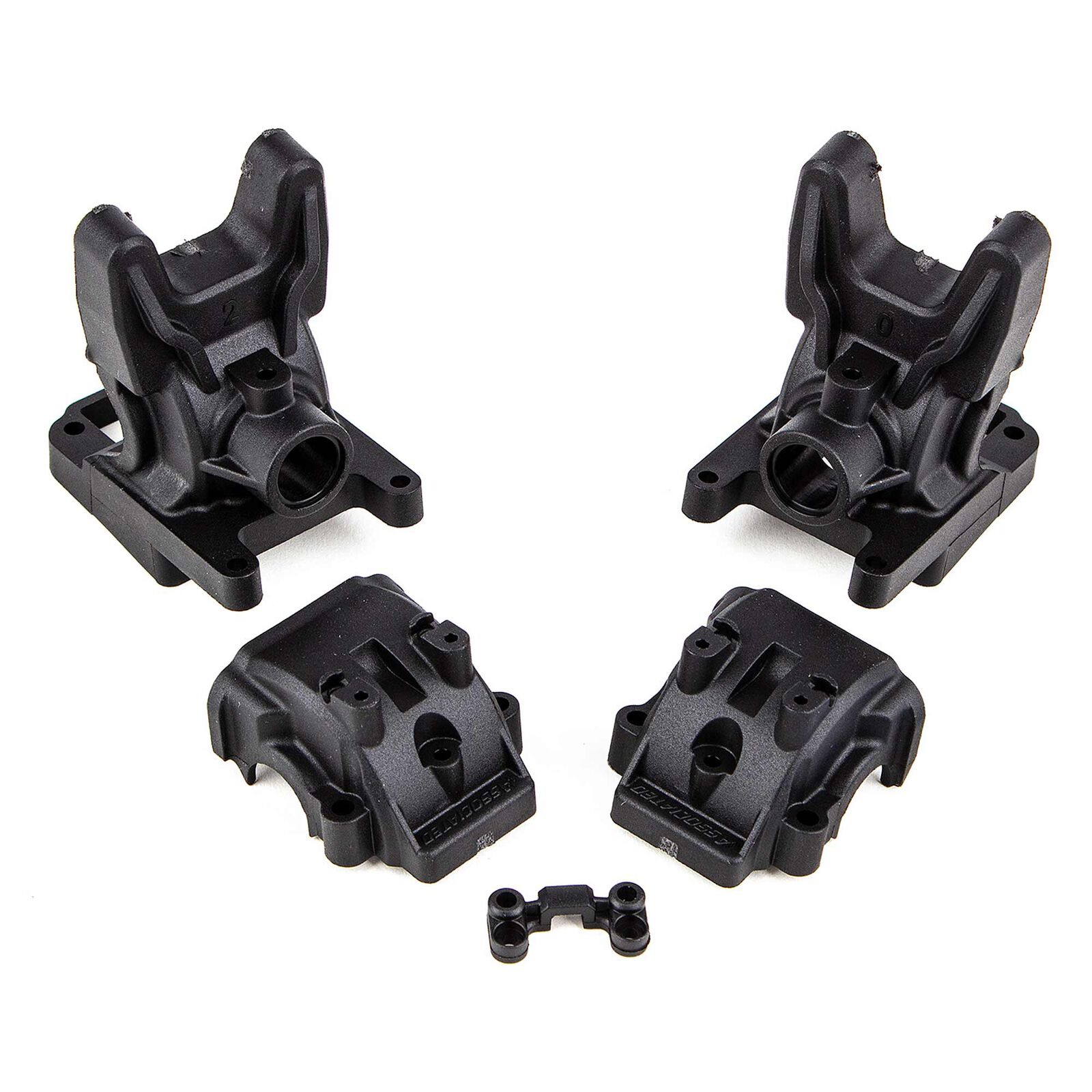 RC10B74.2 Front Gearboxes, 0 and 2 Diff Heights