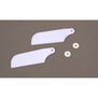 Tail Rotor Blade Set, White: B450, 330X, 330S