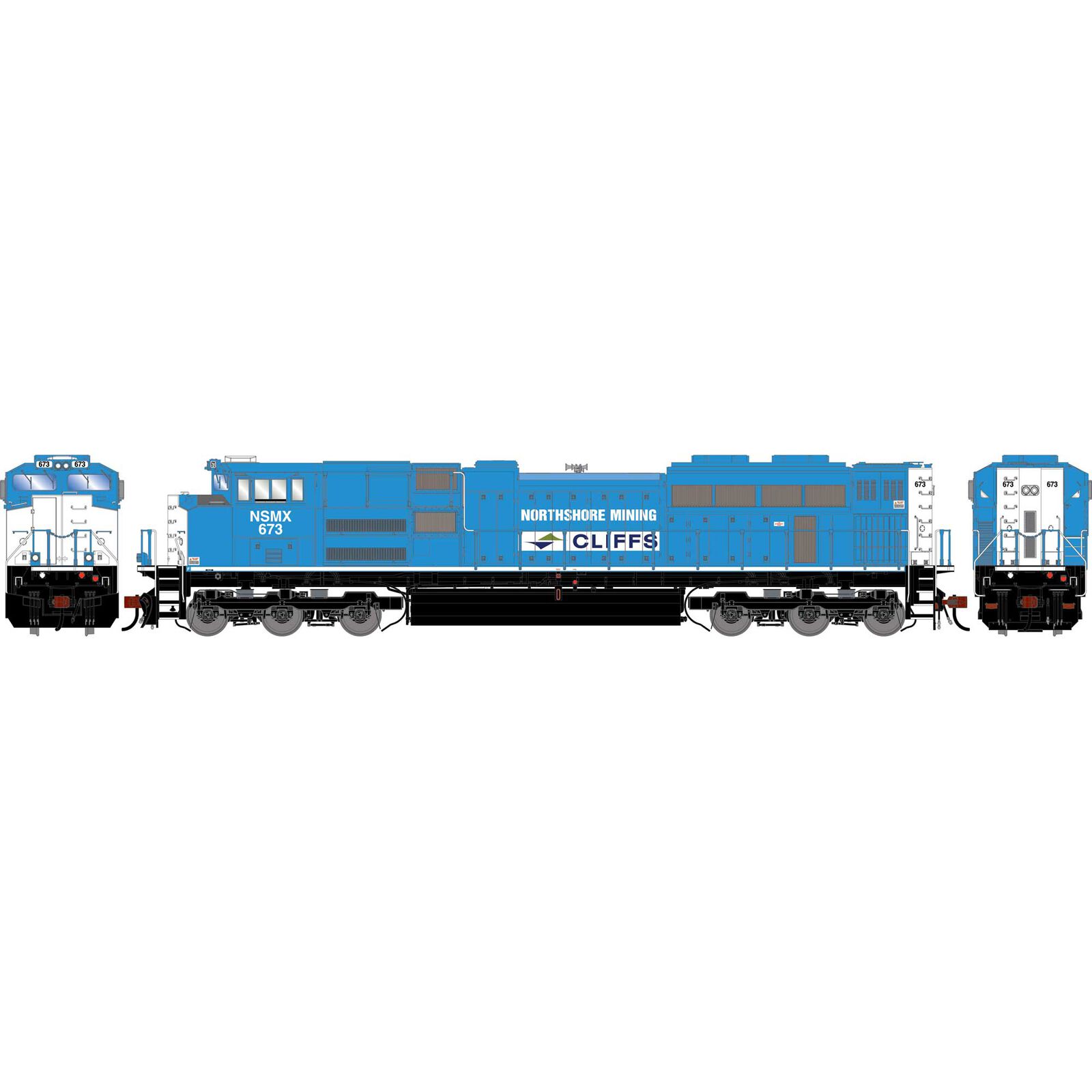 HO GEN SD70ACE Locomotive, NSMX #673