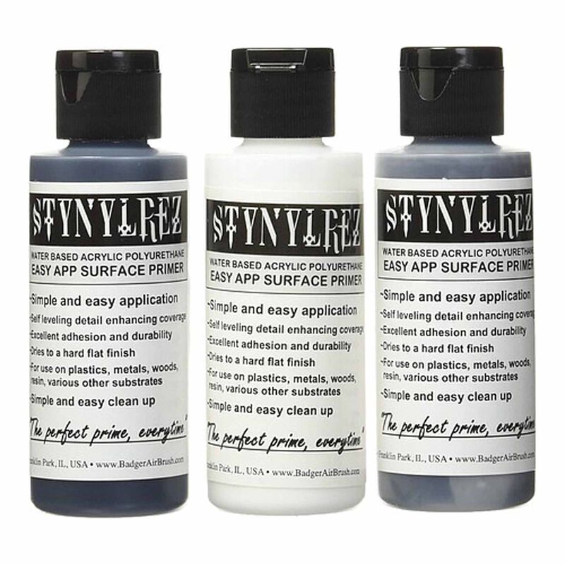 3 Tone Pack 2oz./59ml White, Gray, Black