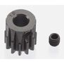 Extra Hard 12 Tooth Blackened Steel 32p Pinion, 5mm