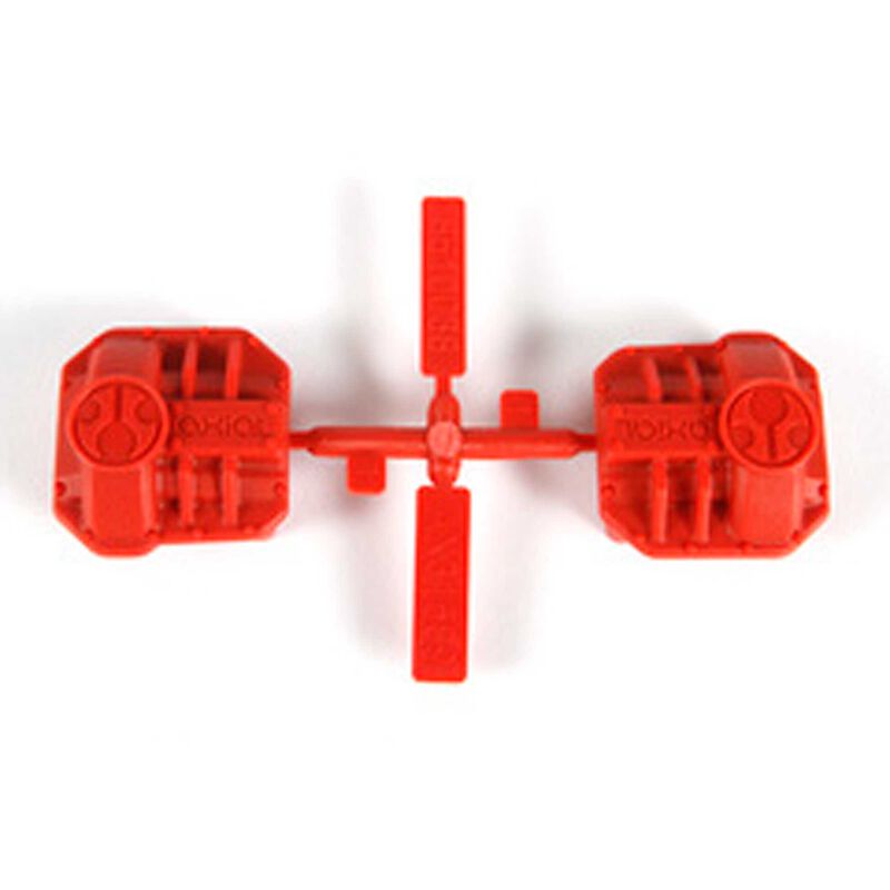 Differential Cover, Red: AR44 SCX10 II