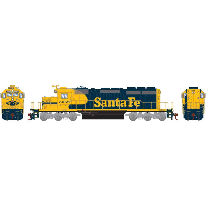 HO EMD SD40-2 Locomotive, ATSF #5058