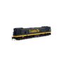 HO U50 Locomotive with DCC & Sound, SF #1657