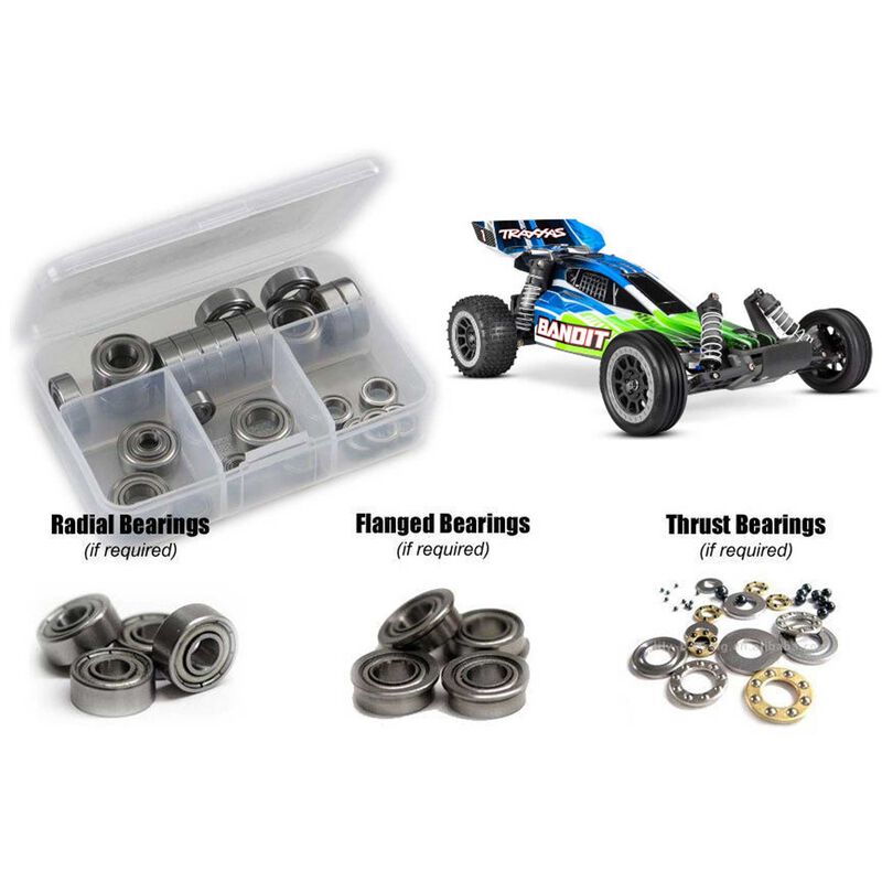 Metal Shielded Bearing Kit, 1/10 Traxxas Bandit XL