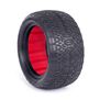 1/10 Chain Link Rear 2.2 Tires, Ultra Soft with Red Inserts (2): Buggy