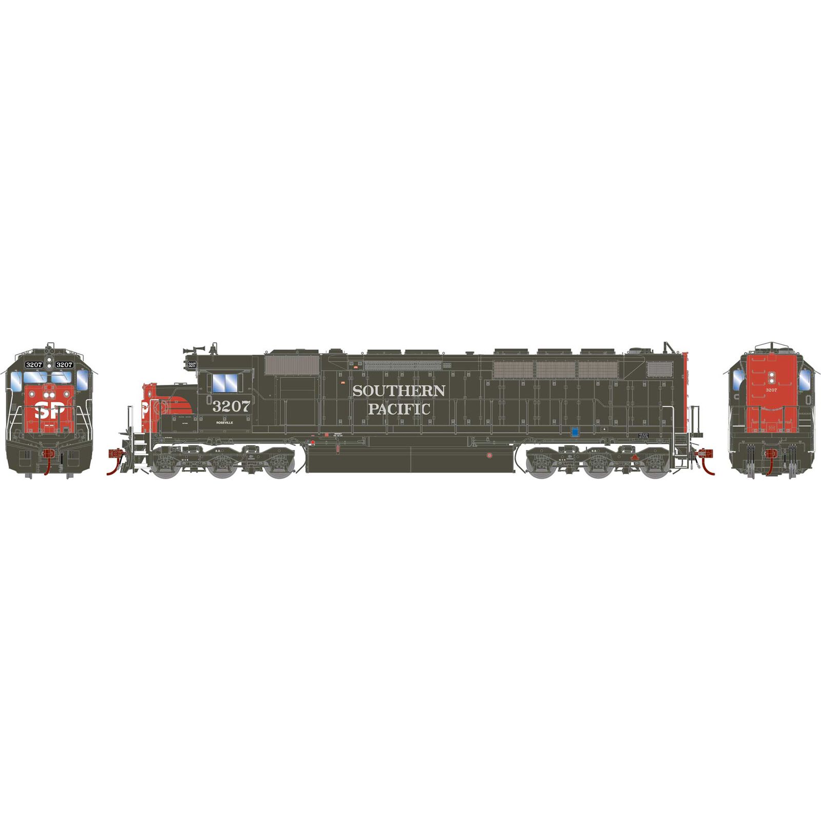 HO GEN SDP45 Locomotive, SP #3207