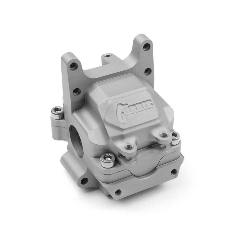 Currie F9 Front Bulkhead, Clear Anodized: Axial Yeti