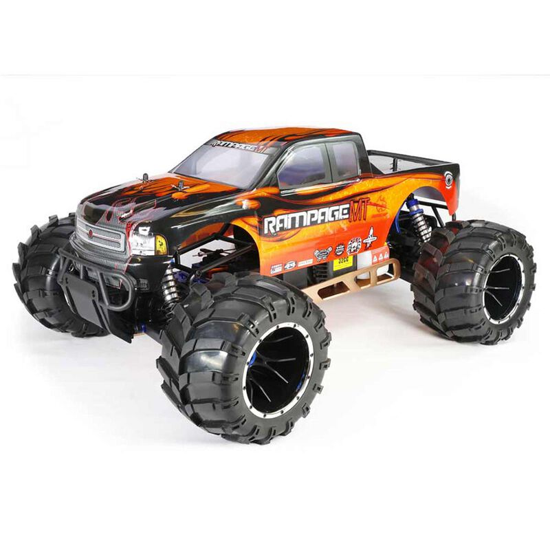 1/5 Rampage MT V3 4X4 Gas Monster Truck RTR, Orange Flame