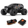 1/10 GORGON 2WD RTA Kit Brushed Monster Truck (Battery & Charger Included), Gun Metal