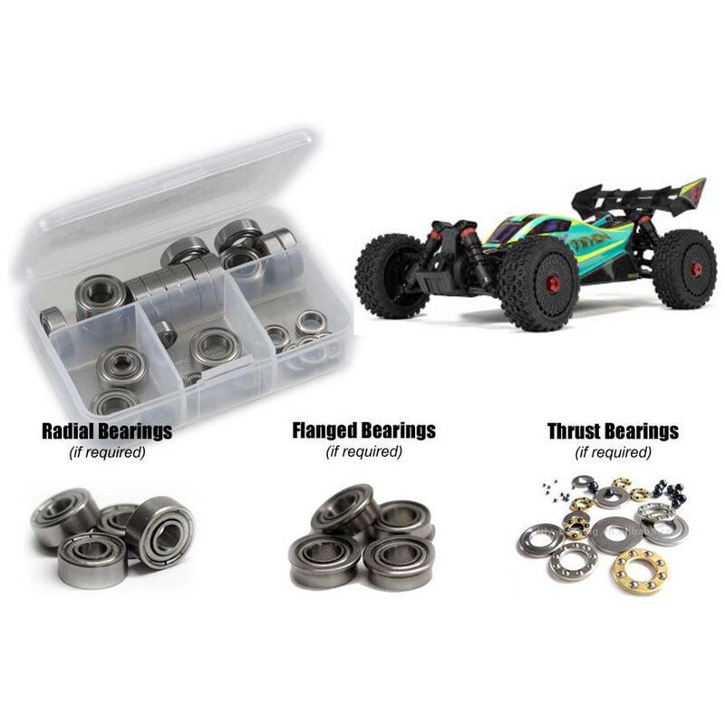 Metal Shielded Bearing Kit, 1/8 ARRMA Typhon 223S BLX