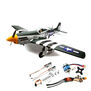 P-51D Mustang 20cc ARF, 69.5" with E-flite Electric Retract Set, Brushless Motor, and Spektrum Smart ESC