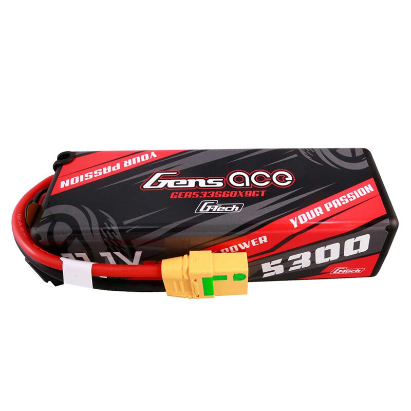 11.1V 5300mAh 3S 60C G-Tech Hardcase LiPo Battery: XT90