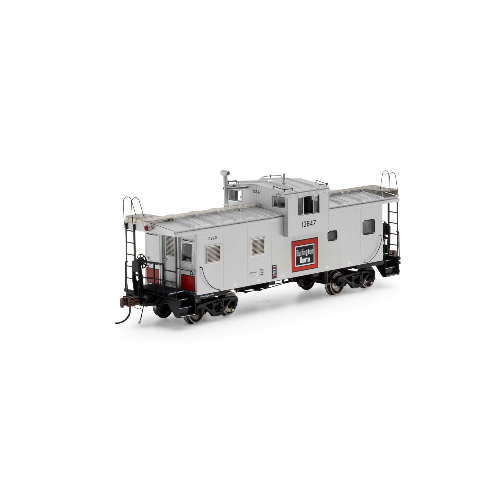 HO GEN ICC Caboose with Lights & Sound, CBQ #13647
