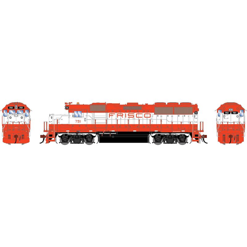 HO GEN GP50 PH I Locomotive, Legendary Liveries SLSF #791