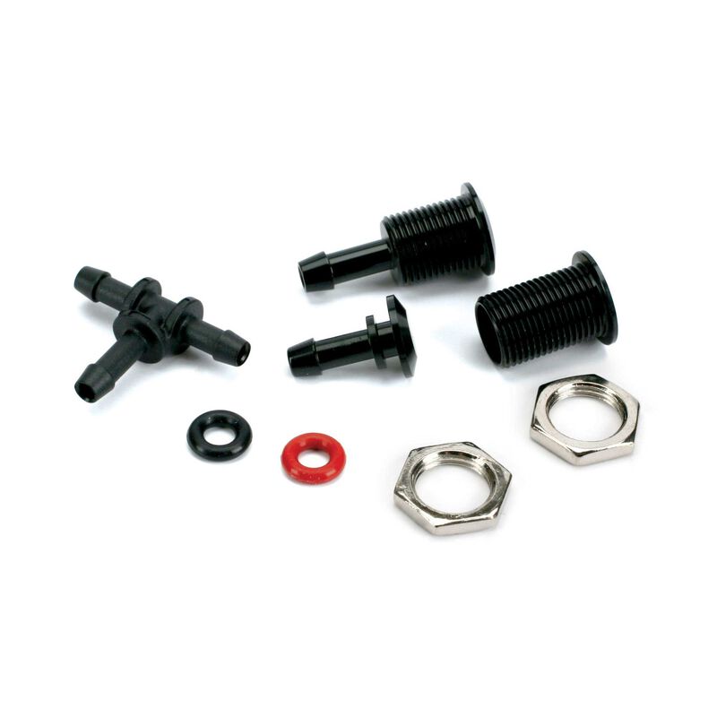 Fuel Filler with "T" Fitting and Overflow Fitting