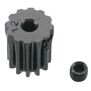 0.5 Module Hard Blackened Steel Mini Pinion 2mm, 12T