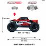 1/18 GRANITE GROM 4X4 RTR Brushed Monster Truck (Battery & Charger Included), Red