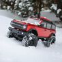 1/24 SCX24 2021 Ford Bronco 4X4 RTR Brushed Rock Crawler (Battery & Charger Included), Red