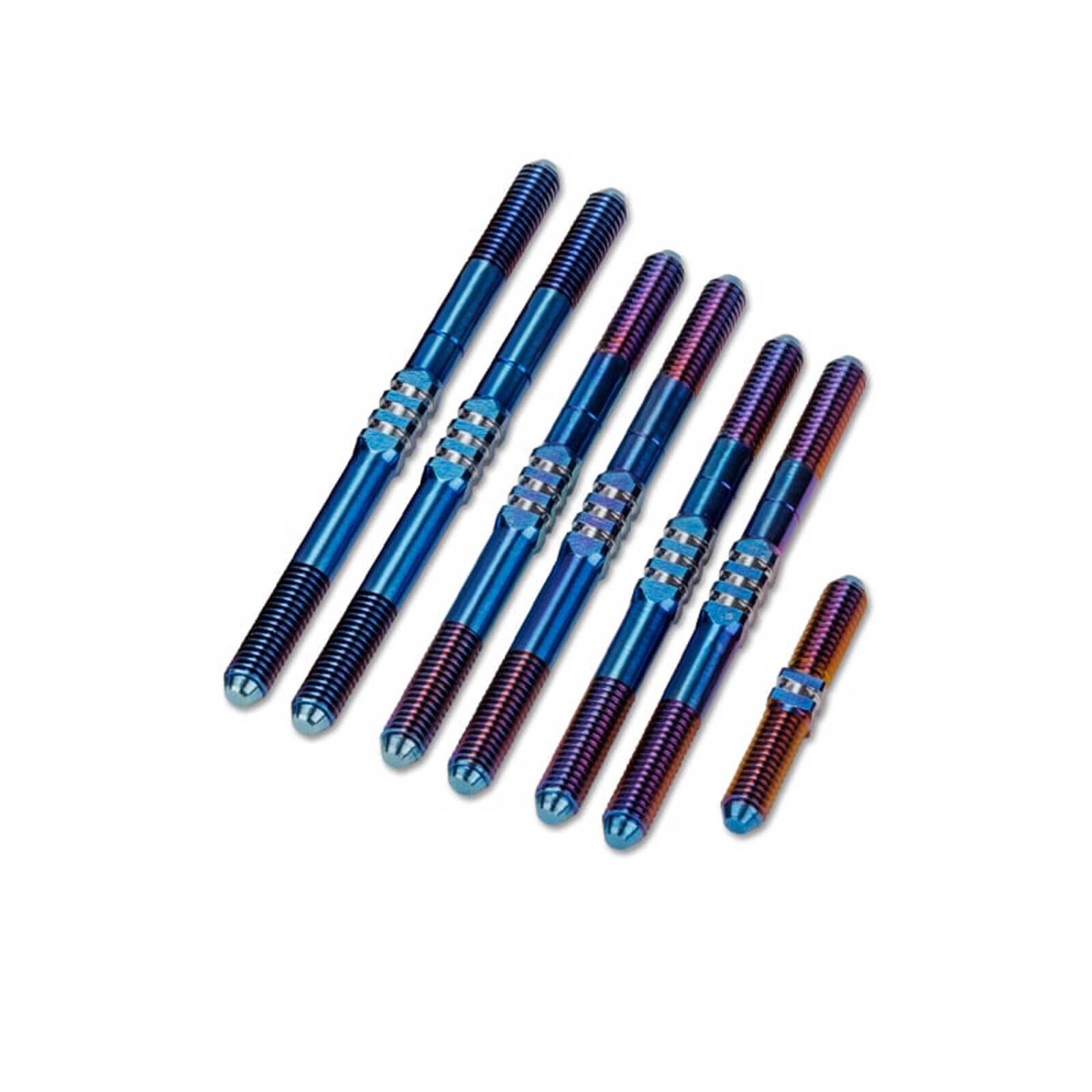 Schumacher Cat L1R Fin turnbuckle kit - burnt blue