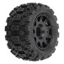 1/18 Badlands MX 1.85" F/R MTD 12mm Black Raid: Granite GROM