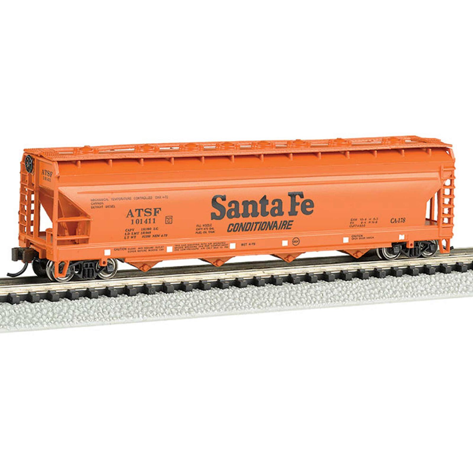 N Scale Hopper Santa Fe #101414