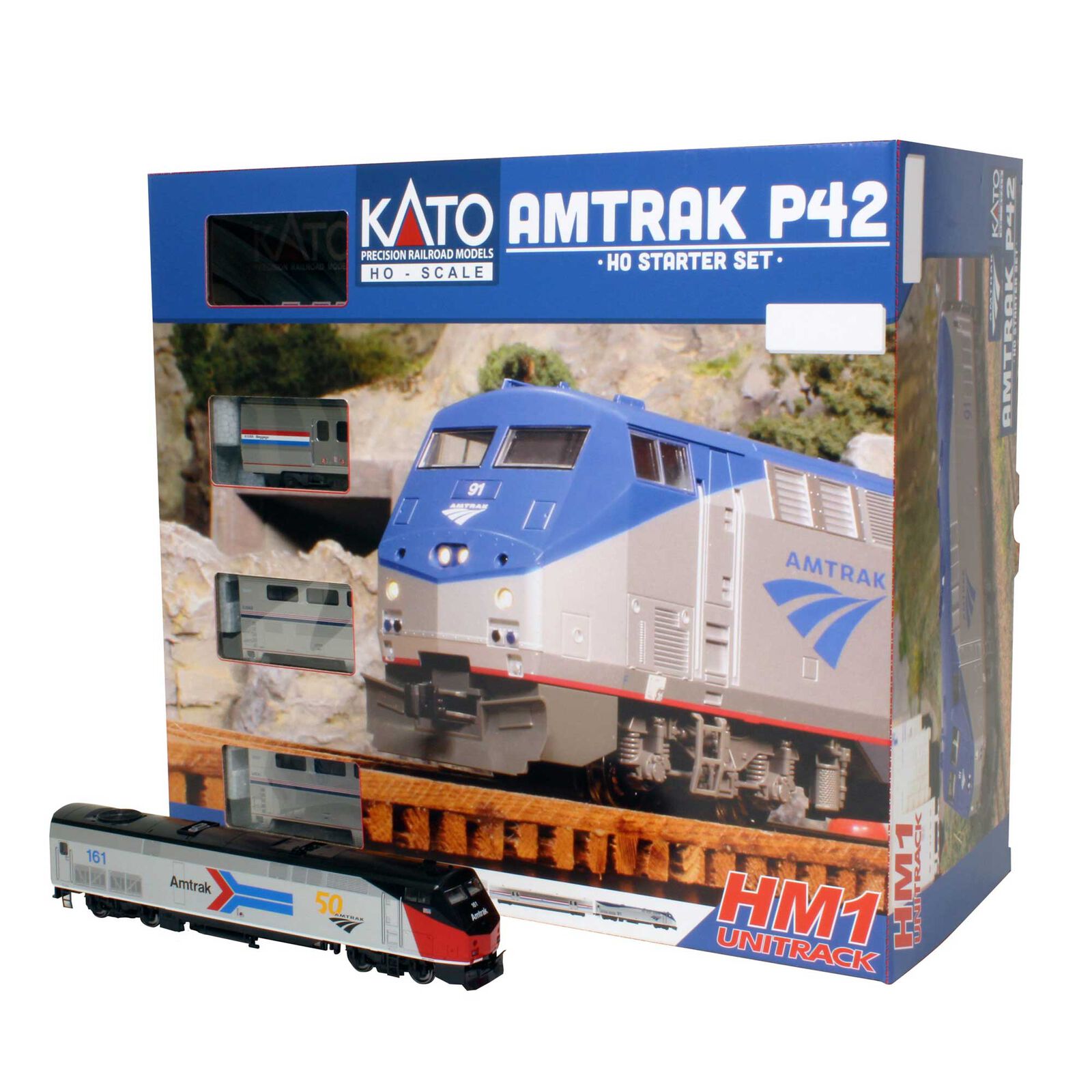 HO P42 Starter Set, Amtrak Phase I #161