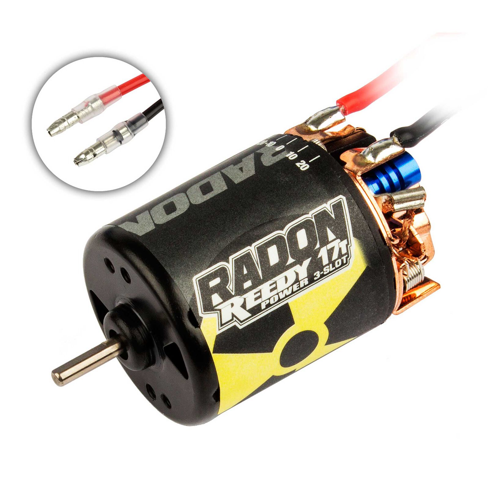 Reedy Radon 2 3-Slot 3600Kv Brushed Motor, 17T: 3.5mm Bullet