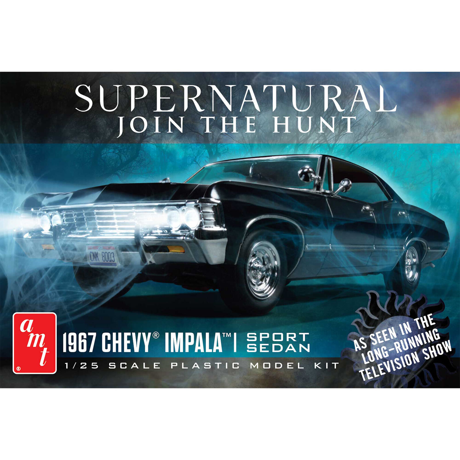 1/25 "Supernatural" 1967 Impala Model Kit