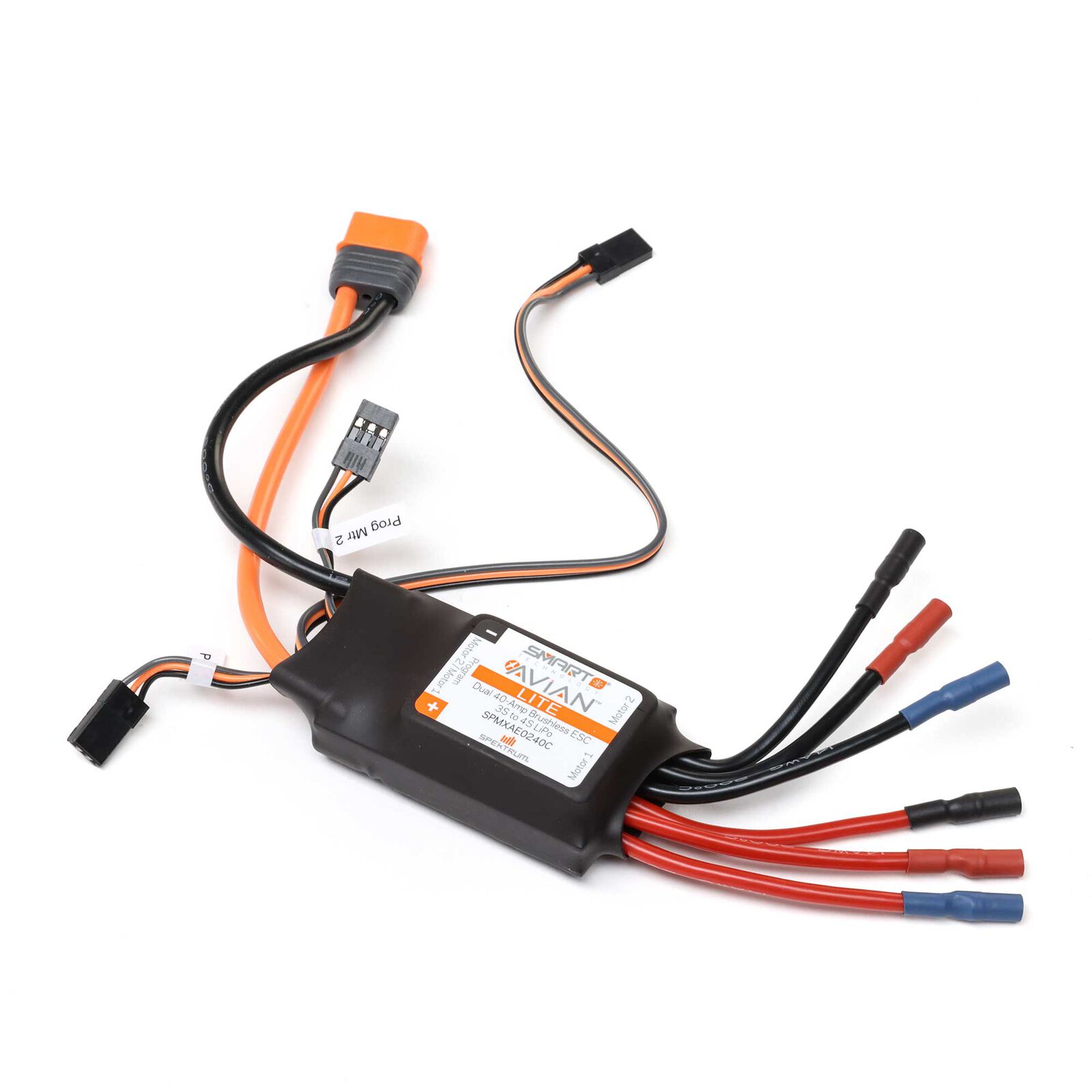 Avian 40-Amp Dual Smart Lite ESC, 3S-4S (Version C): IC3