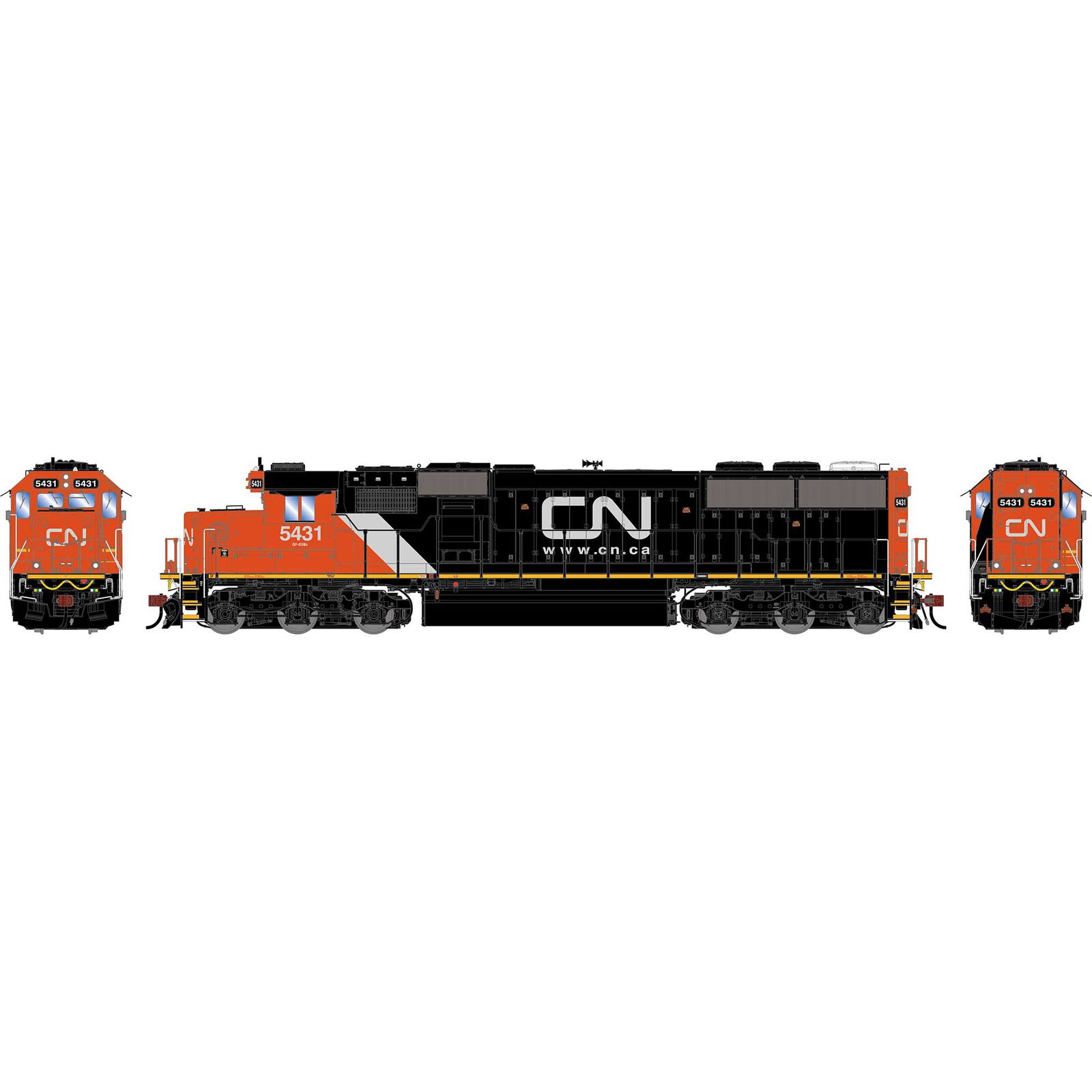HO GEN SD60 Locomotive w/DCC & Sound, CN #5431
