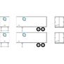 HO 25' Trailers, FEC #500, #517 (2)